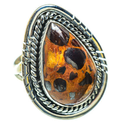 Chert Breccia Rings handcrafted by Ana Silver Co - RING44213 - Photo 2
