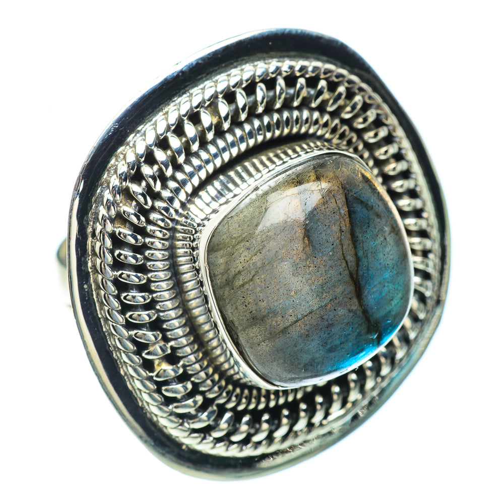 Labradorite Rings handcrafted by Ana Silver Co - RING44240