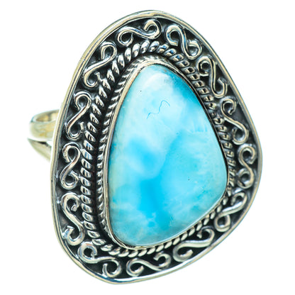 Larimar Rings handcrafted by Ana Silver Co - RING44241