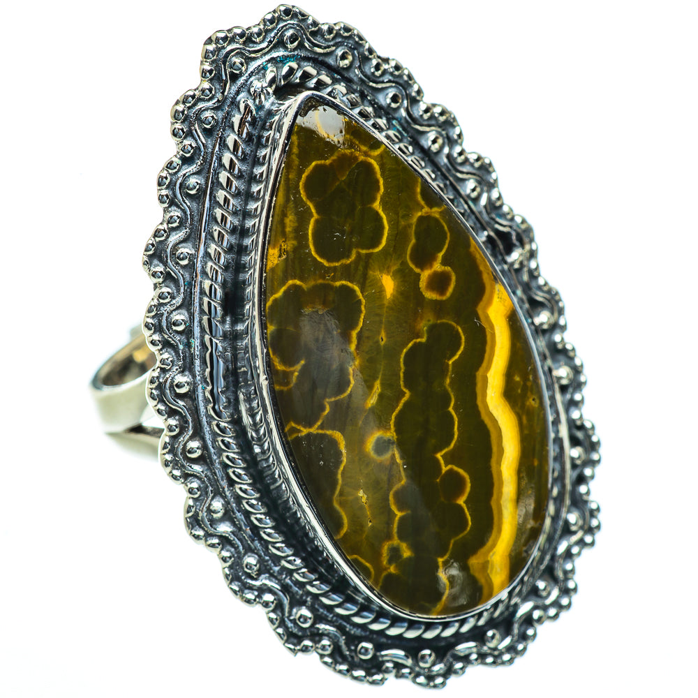 Ocean Jasper Rings handcrafted by Ana Silver Co - RING44272