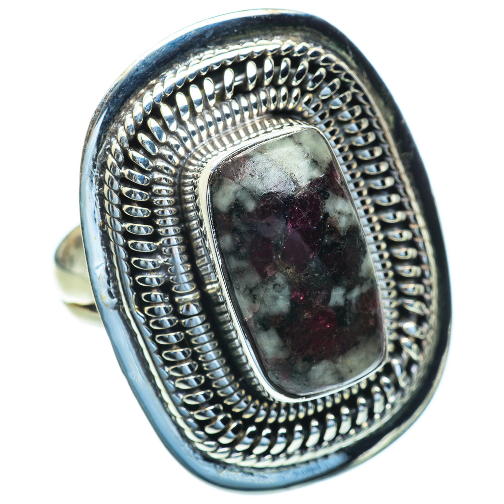 Russian Eudialyte Rings handcrafted by Ana Silver Co - RING44280