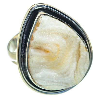 Desert Druzy Rings handcrafted by Ana Silver Co - RING44286 - Photo 2