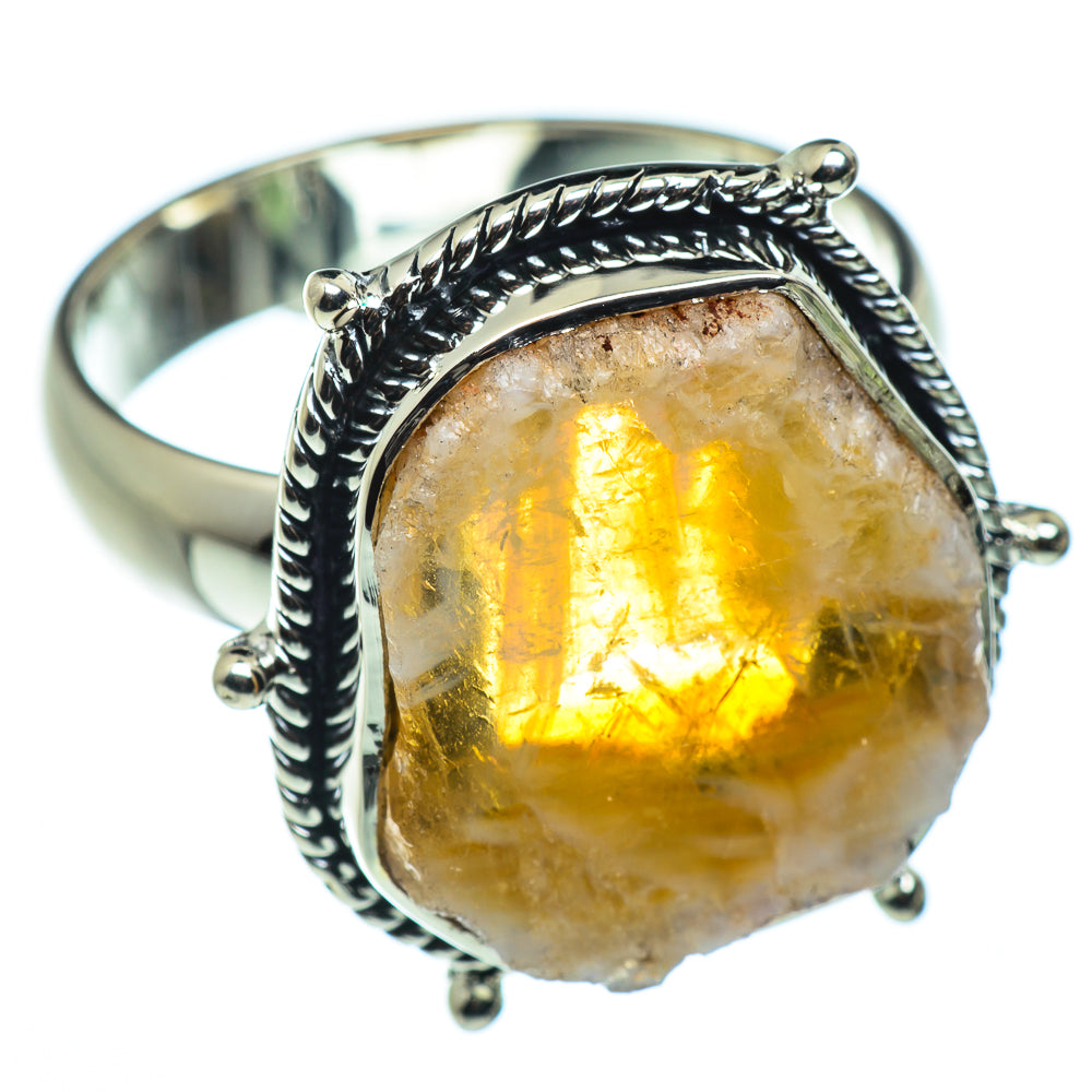 Citrine Rings handcrafted by Ana Silver Co - RING44301