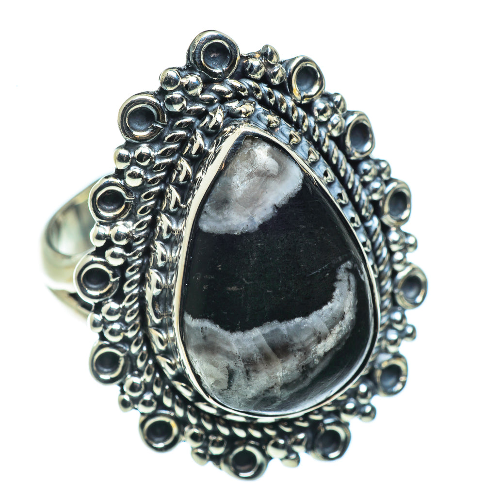 Pinolith Jasper Rings handcrafted by Ana Silver Co - RING44396