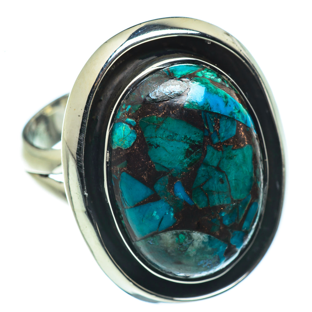 Tibetan Turquoise Rings handcrafted by Ana Silver Co - RING44429