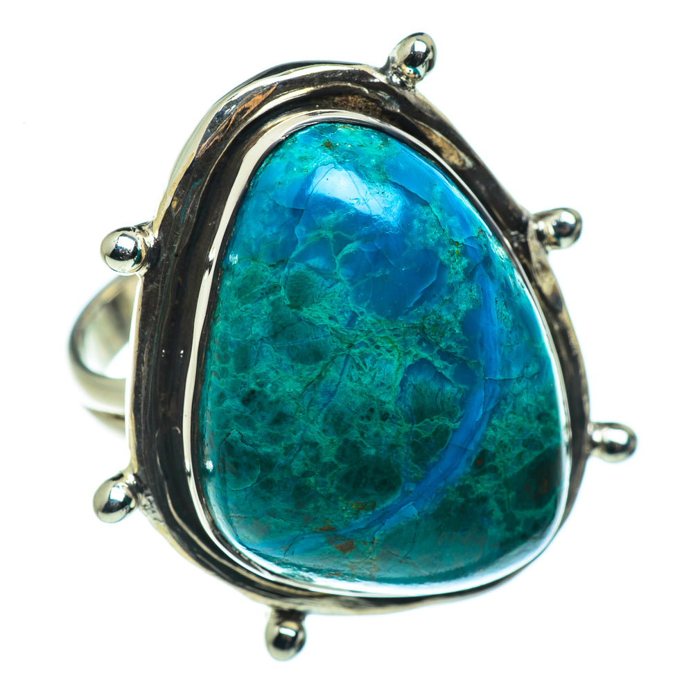 Chrysocolla Rings handcrafted by Ana Silver Co - RING44495