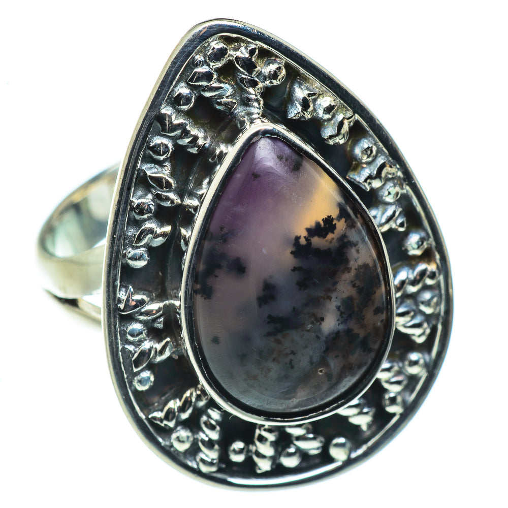 Scenic Dendritic Agate Rings handcrafted by Ana Silver Co - RING44514