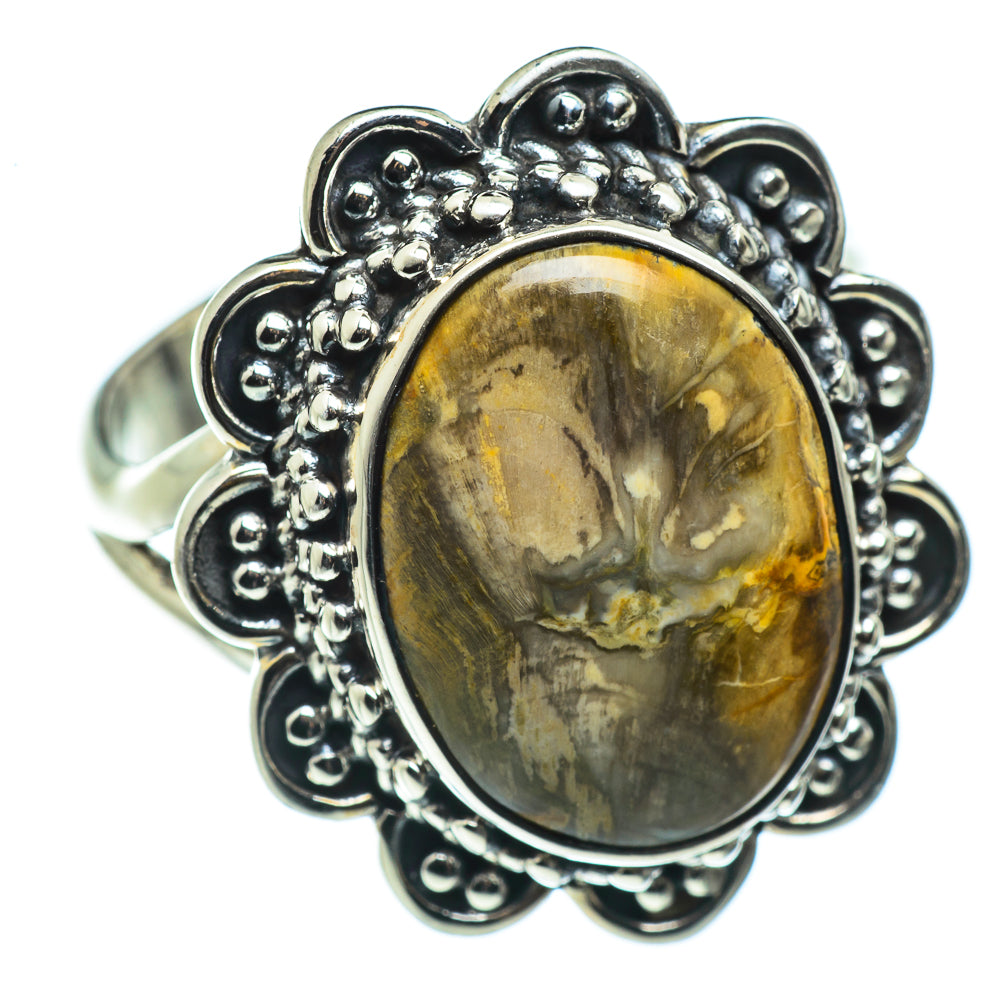 Scenic Dendritic Agate Rings handcrafted by Ana Silver Co - RING44542