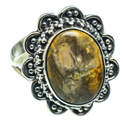 Scenic Dendritic Agate Rings handcrafted by Ana Silver Co - RING44542