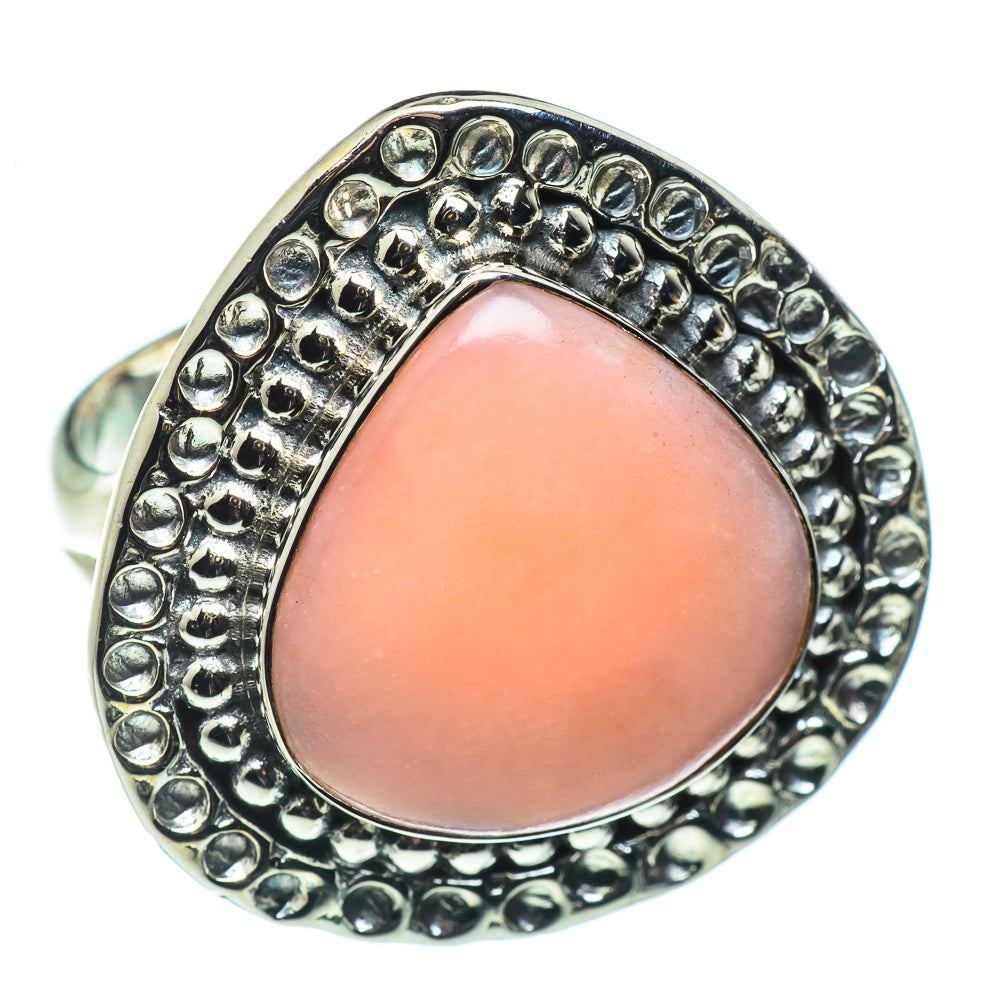 Pink Opal Rings handcrafted by Ana Silver Co - RING44546