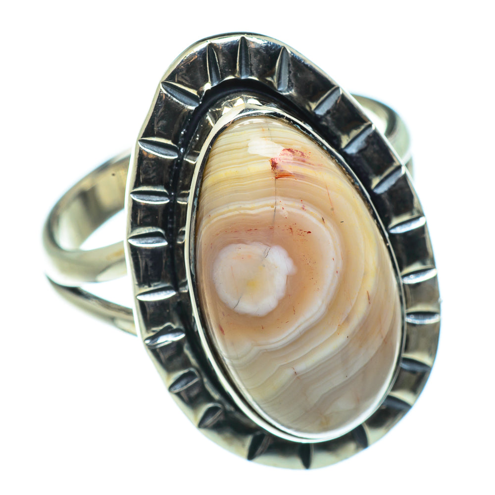 Botswana Agate Rings handcrafted by Ana Silver Co - RING44560