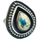 K2 Blue Azurite Rings handcrafted by Ana Silver Co - RING44593