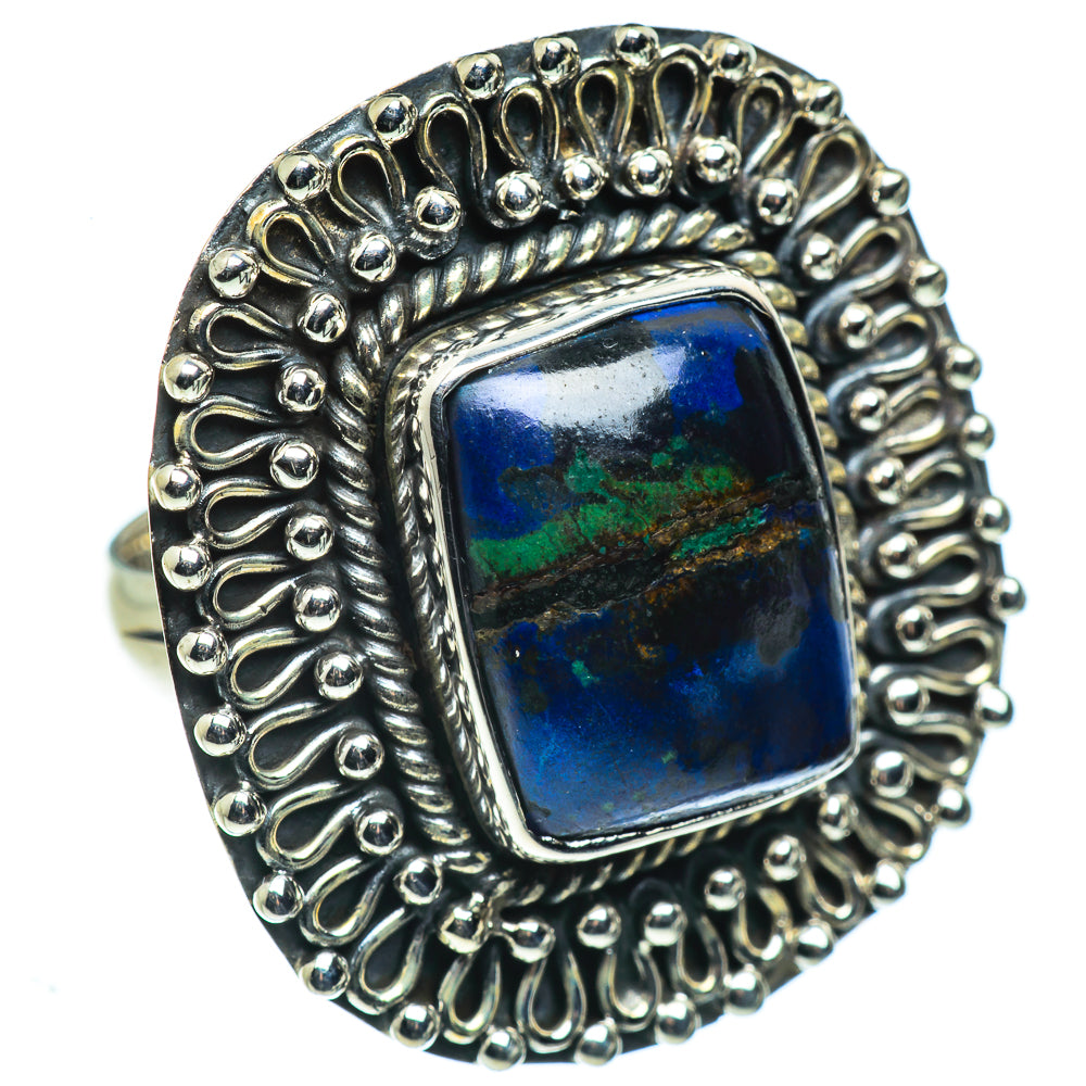 Azurite Rings handcrafted by Ana Silver Co - RING44670