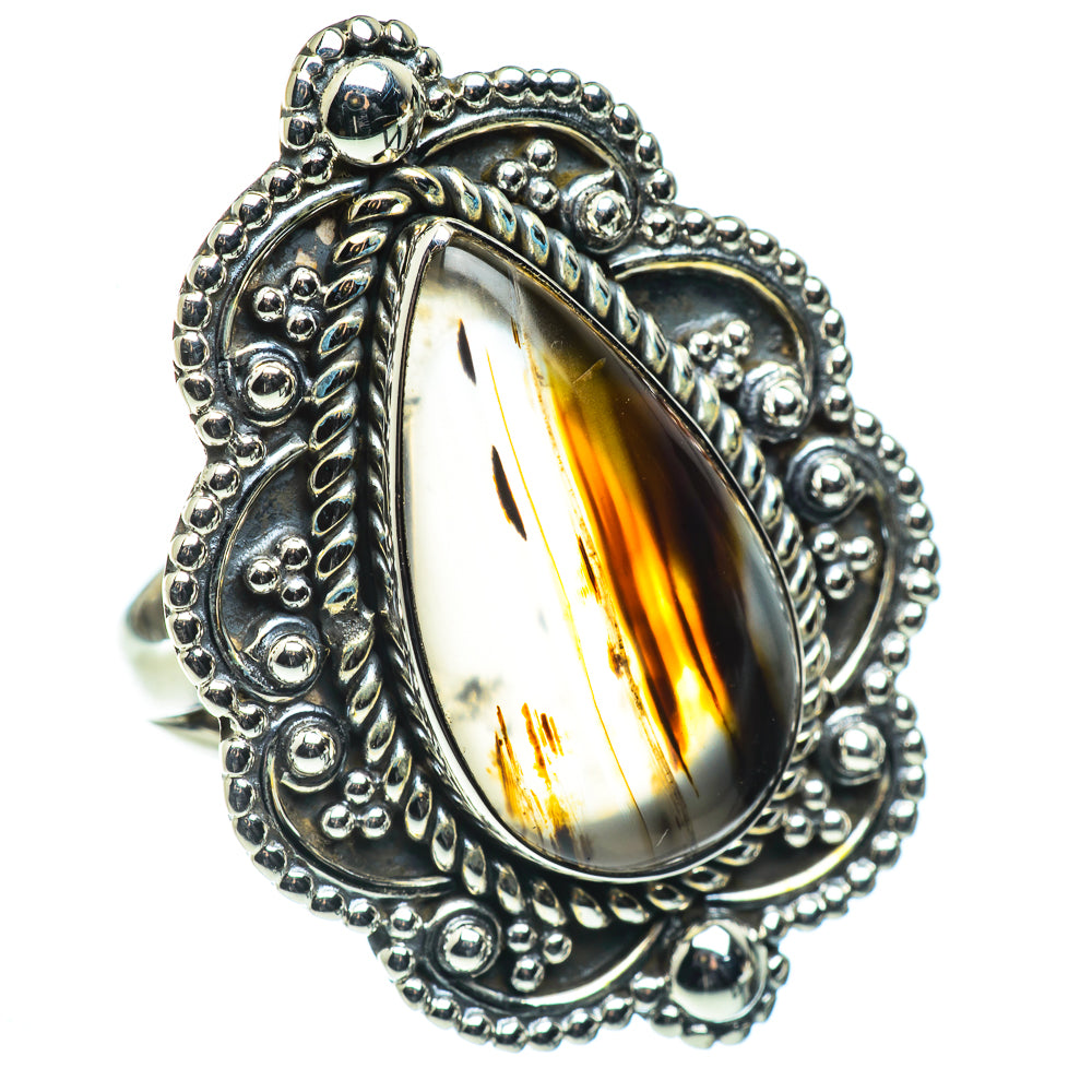 Montana Agate Rings handcrafted by Ana Silver Co - RING44686
