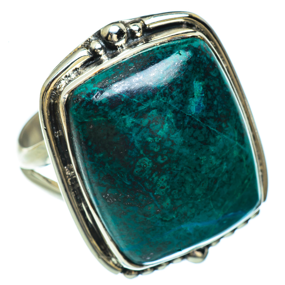 Chrysocolla Rings handcrafted by Ana Silver Co - RING44750