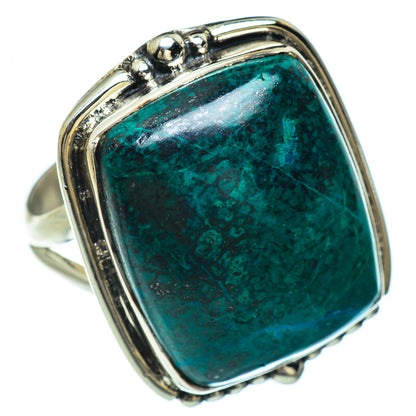 Chrysocolla Rings handcrafted by Ana Silver Co - RING44750