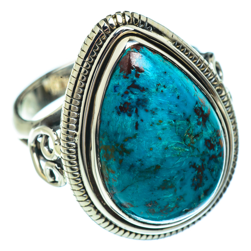 Chrysocolla Rings handcrafted by Ana Silver Co - RING44773