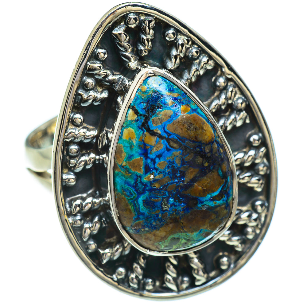 Azurite Rings handcrafted by Ana Silver Co - RING44843