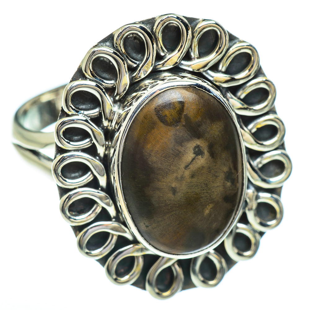 Petrified Wood Rings handcrafted by Ana Silver Co - RING44890