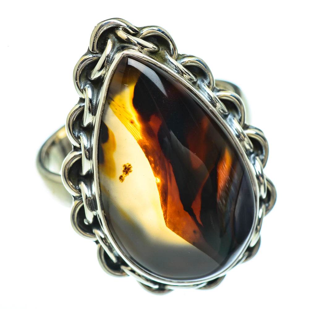 Montana Agate Rings handcrafted by Ana Silver Co - RING44893