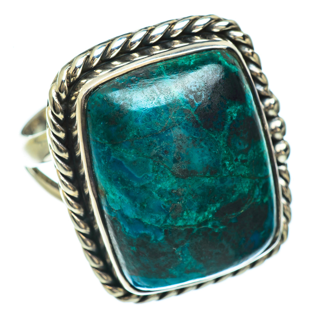 Chrysocolla Rings handcrafted by Ana Silver Co - RING44932