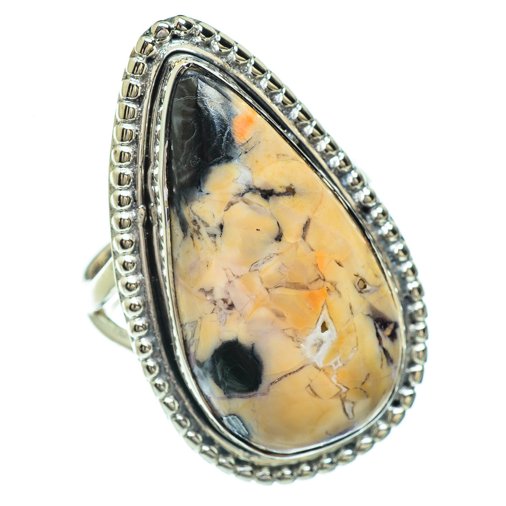 Brecciated Mookaite Rings handcrafted by Ana Silver Co - RING44966