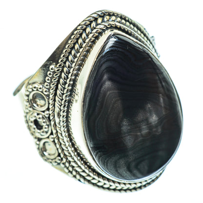 Psilomelane Rings handcrafted by Ana Silver Co - RING45024