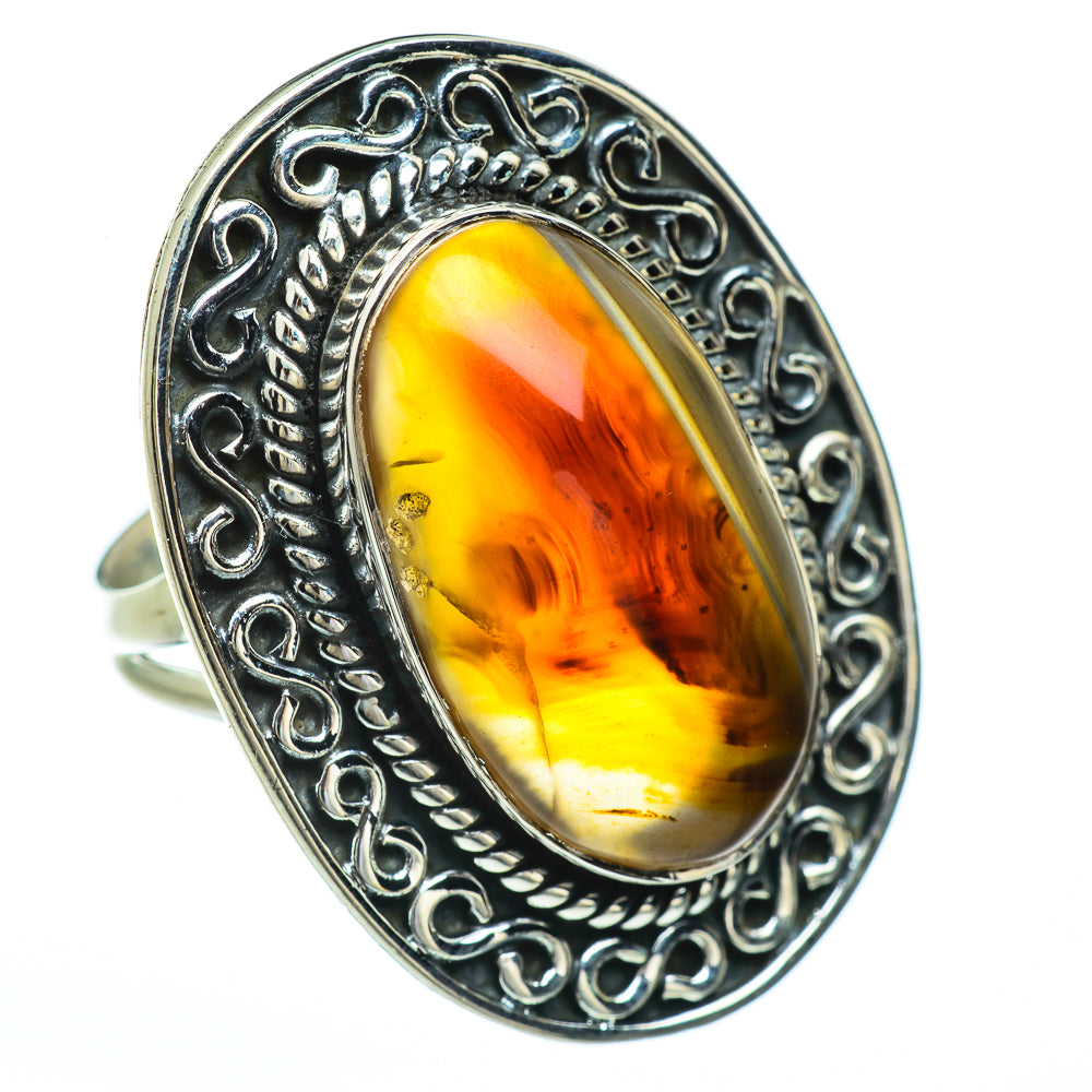 Montana Agate Rings handcrafted by Ana Silver Co - RING45053