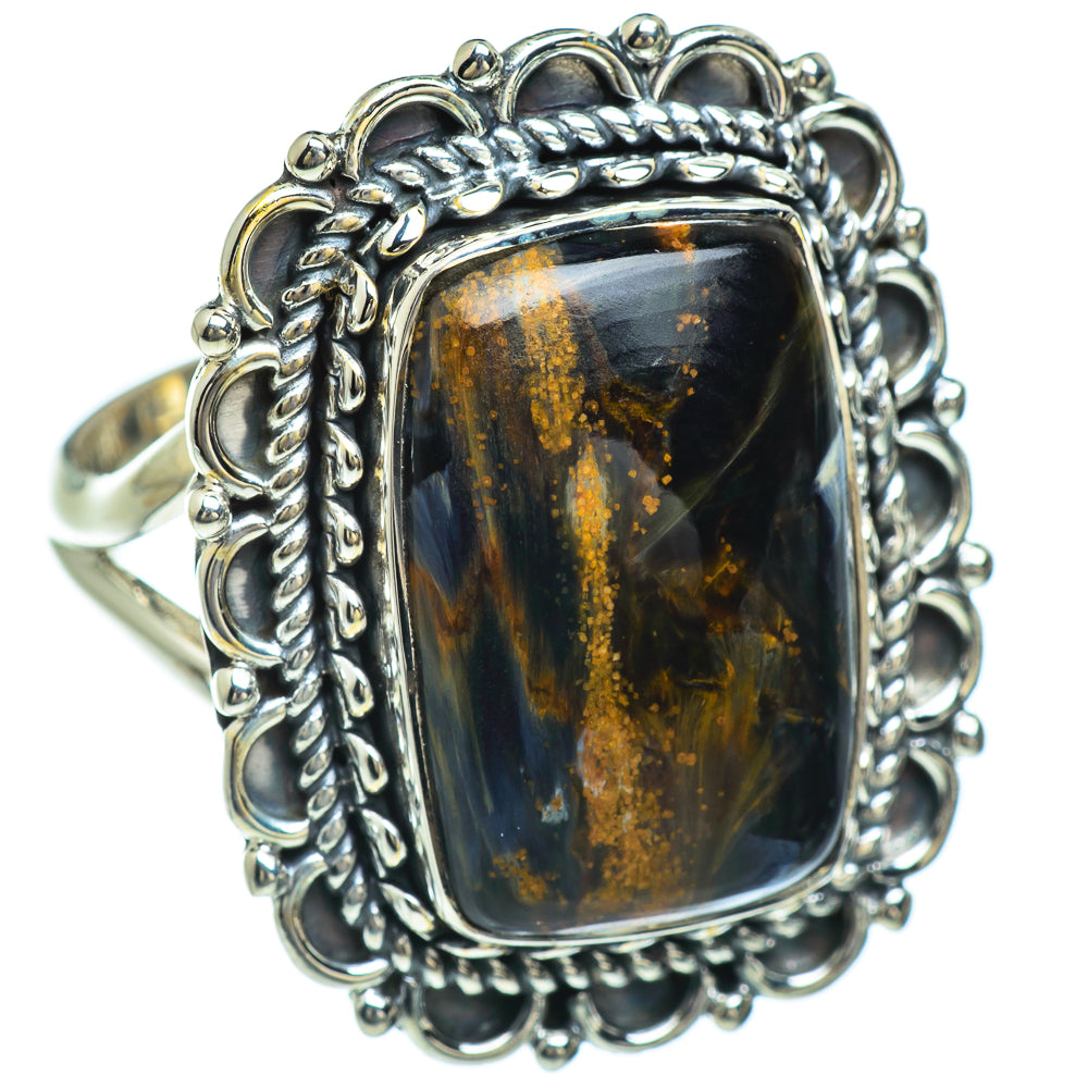 Pietersite Rings handcrafted by Ana Silver Co - RING45106