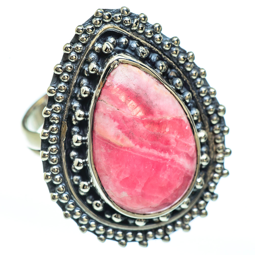Rhodochrosite Rings handcrafted by Ana Silver Co - RING45130