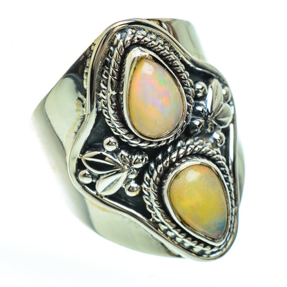 Ethiopian Opal Rings handcrafted by Ana Silver Co - RING45143