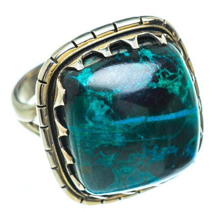 Chrysocolla Rings handcrafted by Ana Silver Co - RING45153