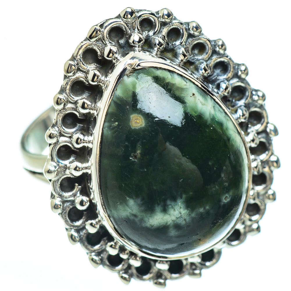 Ocean Jasper Rings handcrafted by Ana Silver Co - RING45205
