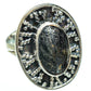 Pyrite In Black Onyx Rings handcrafted by Ana Silver Co - RING45216