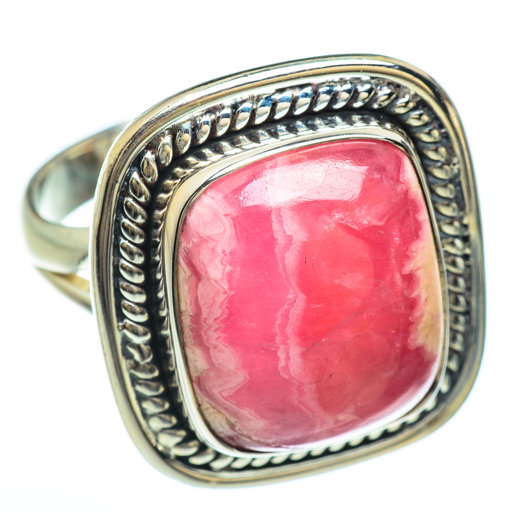 Rhodochrosite Rings handcrafted by Ana Silver Co - RING45286