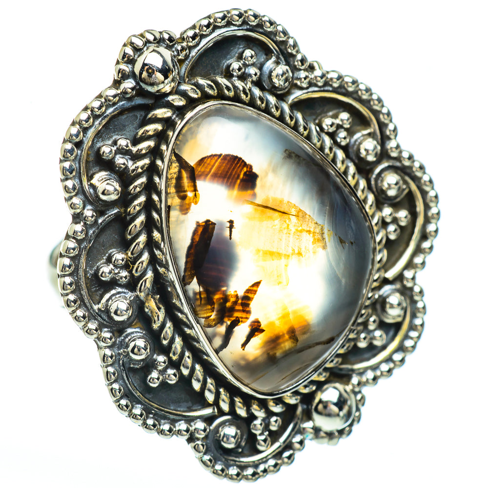 Montana Agate Rings handcrafted by Ana Silver Co - RING45363