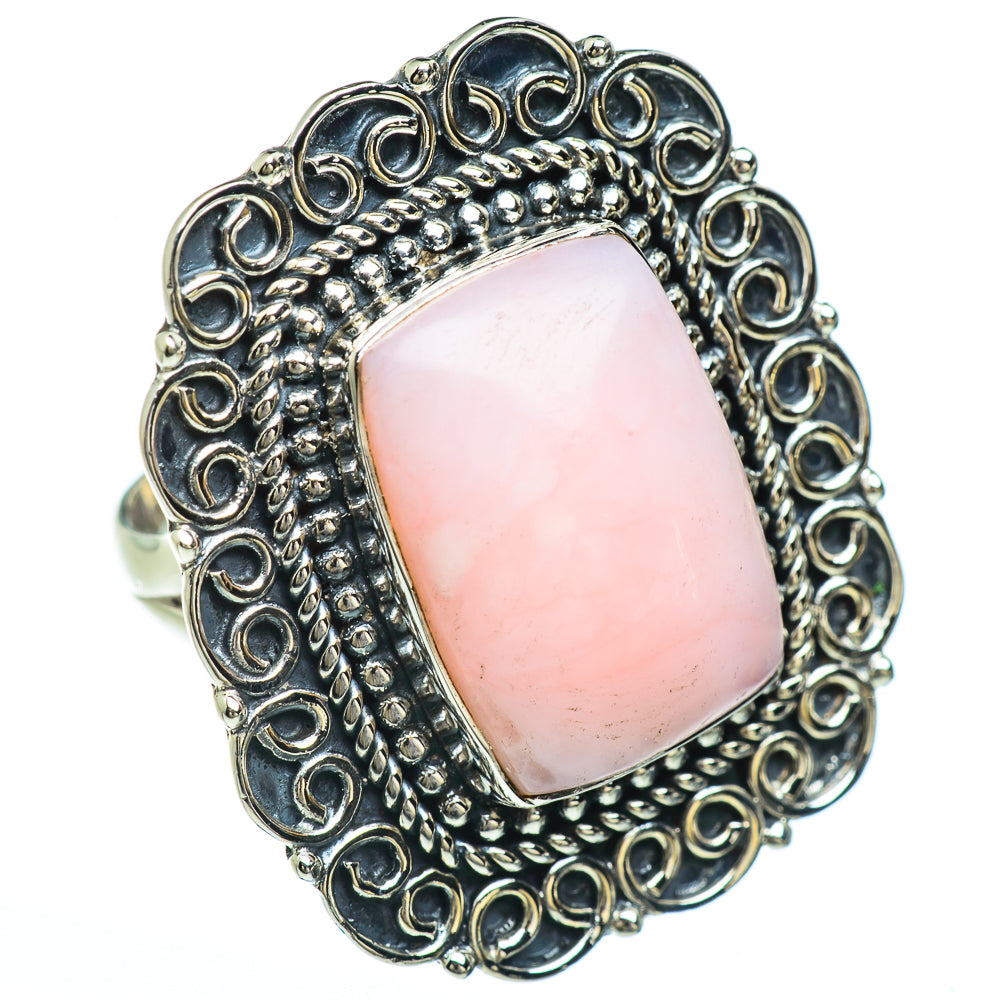 Pink Opal Rings handcrafted by Ana Silver Co - RING45391