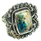 K2 Blue Azurite Rings handcrafted by Ana Silver Co - RING45401