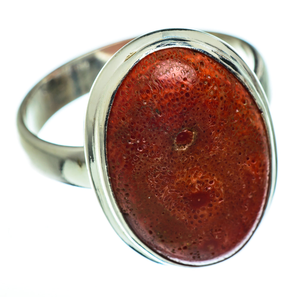 Sponge Coral Rings handcrafted by Ana Silver Co - RING45499