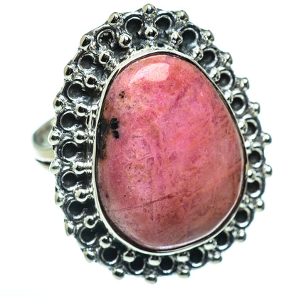 Rhodonite Rings handcrafted by Ana Silver Co - RING45526