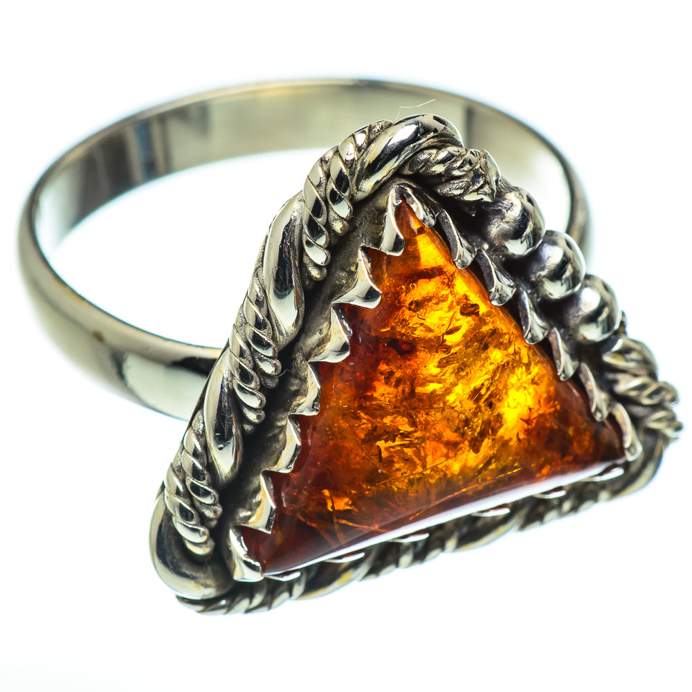 Baltic Amber Rings handcrafted by Ana Silver Co - RING45580