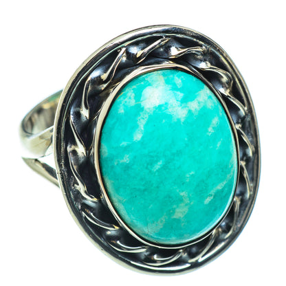 Amazonite Rings handcrafted by Ana Silver Co - RING45603