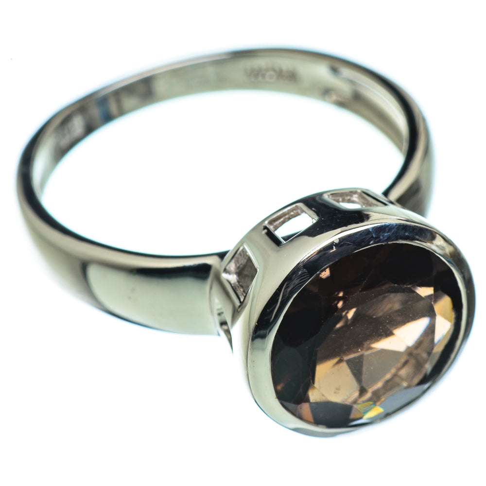 Smoky Quartz Rings handcrafted by Ana Silver Co - RING45607