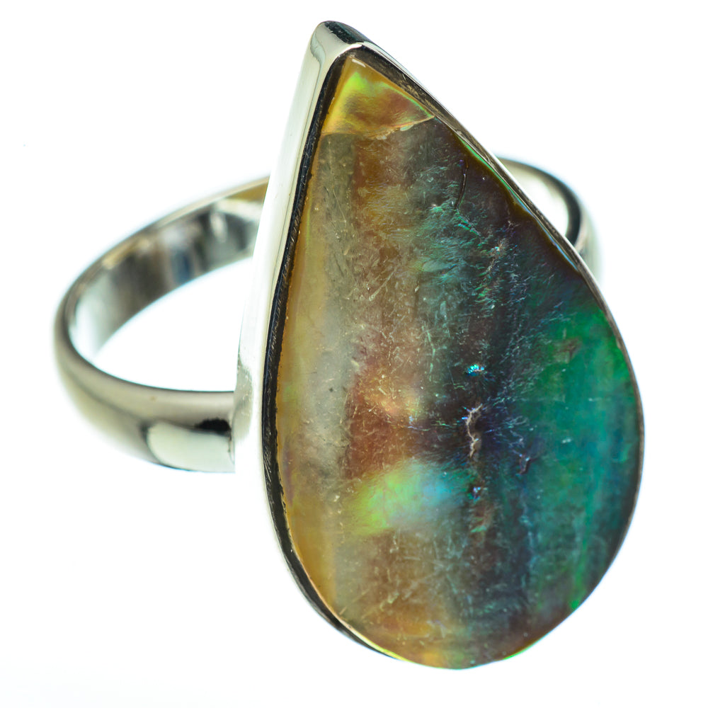 Abalone Shell Rings handcrafted by Ana Silver Co - RING45630