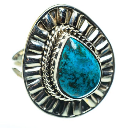 Chrysocolla Rings handcrafted by Ana Silver Co - RING45668