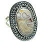 Laguna Lace Agate Rings handcrafted by Ana Silver Co - RING45721