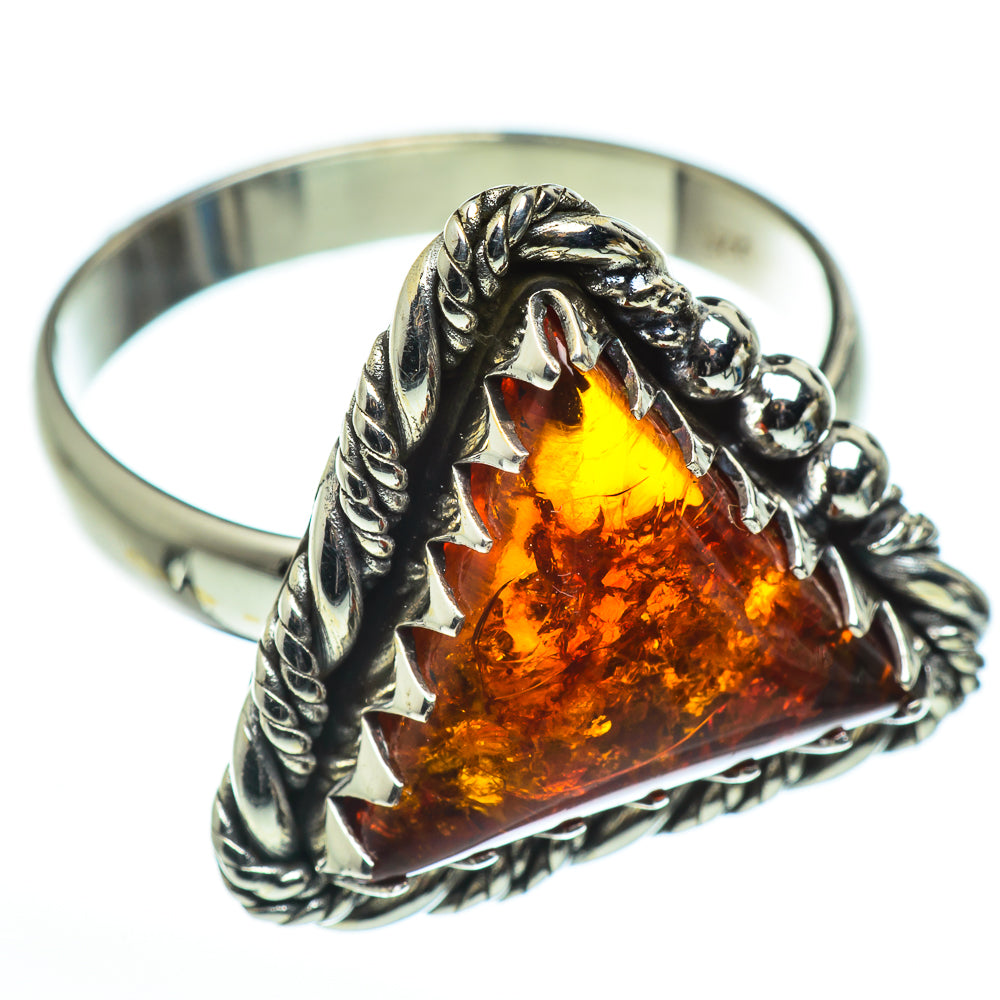 Baltic Amber Rings handcrafted by Ana Silver Co - RING45760