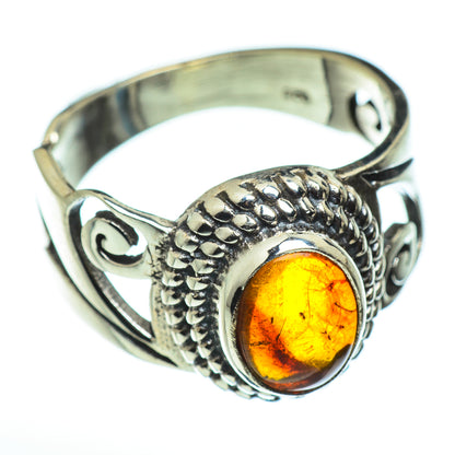 Baltic Amber Rings handcrafted by Ana Silver Co - RING45771
