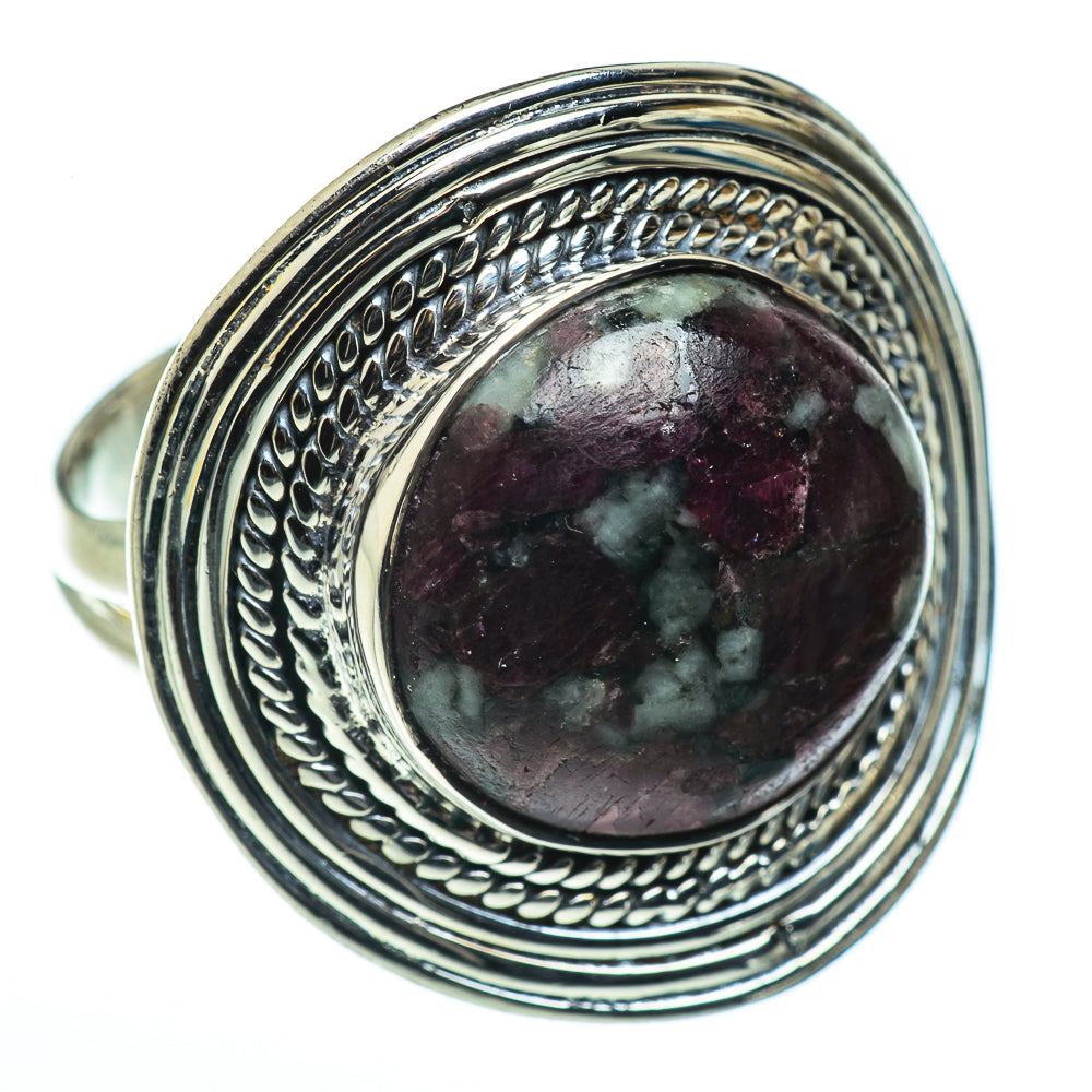 Russian Eudialyte Rings handcrafted by Ana Silver Co - RING45821