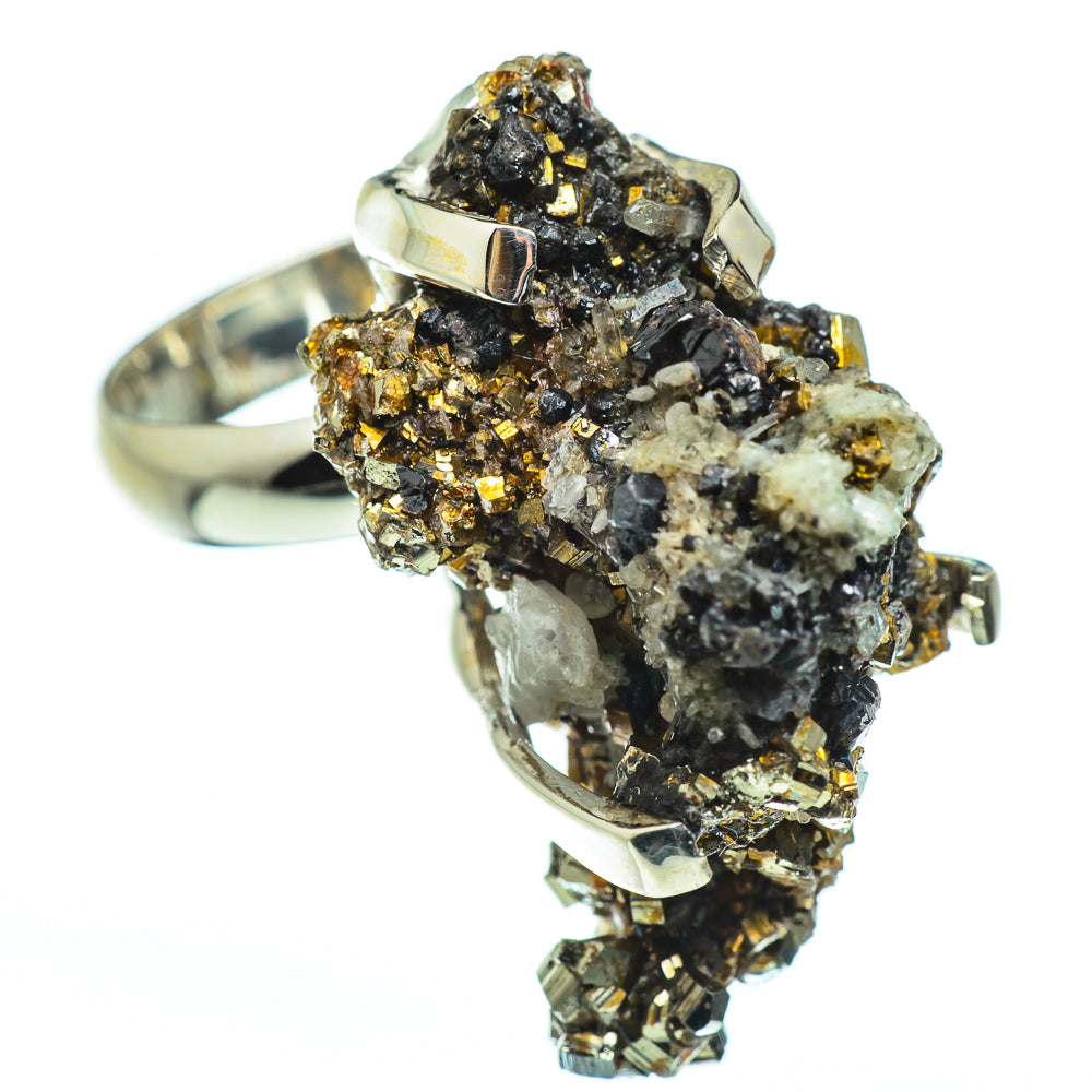 Bismuth Crystal Rings handcrafted by Ana Silver Co - RING45826